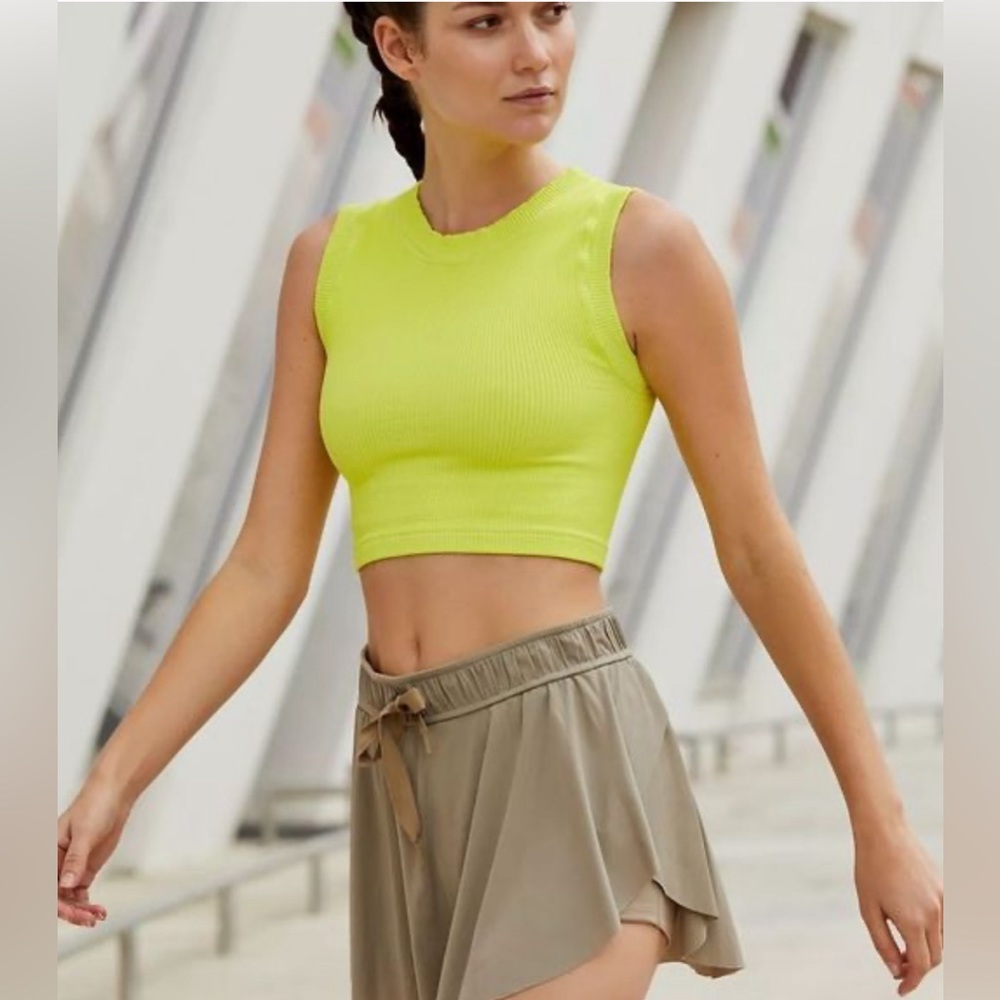 Free People Happiness Runs Muscle Tank in Margarita Size XS/S NWOT